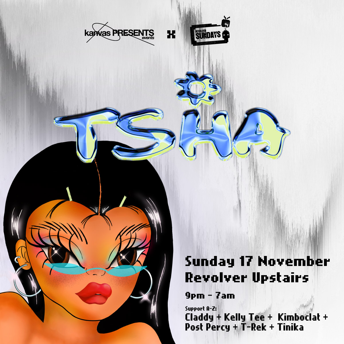 Kanvas Presents and Revolver Upstairs present TSHA